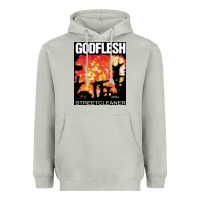 Moon Dust GODFLESH Streetcleaner Heavyweight Hoodie - linhVisuals