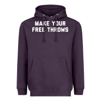 Plum make your free throws Heavyweight Hoodie - linhVisuals