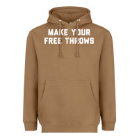 Toasted Coconut make your free throws Heavyweight Hoodie - linhVisuals
