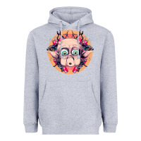Heather Grey mac Heavyweight Hoodie - linhVisuals
