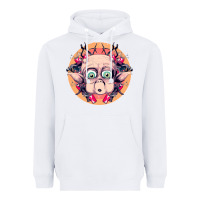 White mac Heavyweight Hoodie - linhVisuals