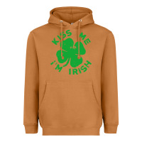 Meerkat kiss me im irish funny saint patrick day womens Heavyweight Hoodie - linhVisuals