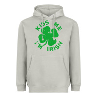 Moon Dust kiss me im irish funny saint patrick day womens Heavyweight Hoodie - linhVisuals