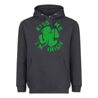 Smoke kiss me im irish funny saint patrick day womens Heavyweight Hoodie - linhVisuals