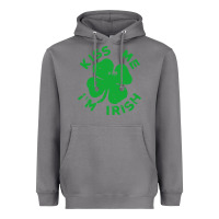 Storm kiss me im irish funny saint patrick day womens Heavyweight Hoodie - linhVisuals