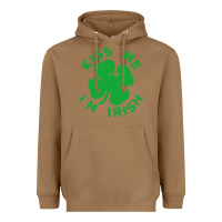 Toasted Coconut kiss me im irish funny saint patrick day womens Heavyweight Hoodie - linhVisuals