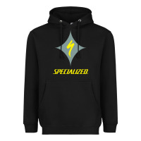 Black Specialized Bikes Bicycle Heavyweight Hoodie - linhVisuals