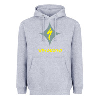 Heather Grey Specialized Bikes Bicycle Heavyweight Hoodie - linhVisuals