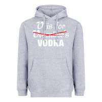 Heather Grey is for vodka valentine's day Heavyweight Hoodie - linhVisuals