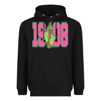 Black aka 1908 Heavyweight Hoodie - linhVisuals