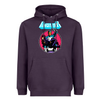 Plum superhero punish her Heavyweight Hoodie - linhVisuals