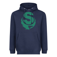 Navy minnesota state college southeast Heavyweight Hoodie - linhVisuals