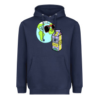 Navy wrld drink Heavyweight Hoodie - linhVisuals