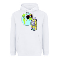 White wrld drink Heavyweight Hoodie - linhVisuals