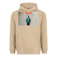 Mushroom banksy nobody likes me boy Heavyweight Hoodie - linhVisuals