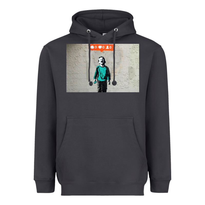 Banksy Nobody Likes Me Boy Heavyweight Hoodie by linhVisuals | Teevron