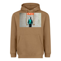 Toasted Coconut banksy nobody likes me boy Heavyweight Hoodie - linhVisuals