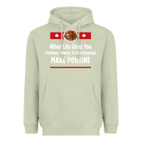 Matcha canada poutine quebec recipe french Heavyweight Hoodie - linhVisuals