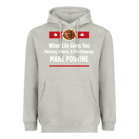 Moon Dust canada poutine quebec recipe french Heavyweight Hoodie - linhVisuals