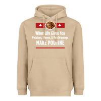 Mushroom canada poutine quebec recipe french Heavyweight Hoodie - linhVisuals