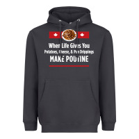Smoke canada poutine quebec recipe french Heavyweight Hoodie - linhVisuals