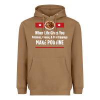 Toasted Coconut canada poutine quebec recipe french Heavyweight Hoodie - linhVisuals