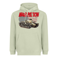 Matcha cold war battle tank m48 patton gamer Heavyweight Hoodie - linhVisuals