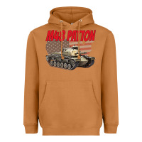 Meerkat cold war battle tank m48 patton gamer Heavyweight Hoodie - linhVisuals