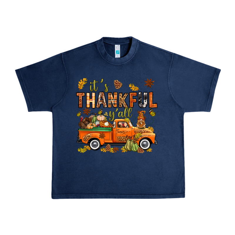 It's Thankful Y'all With Truck Bbs Urban Heavy Tee by BundleAndBundleShop | Teevron