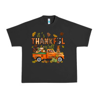 Pigment Black it's thankful y'all with truck bbs Urban Heavy Tee - BundleAndBundleShop