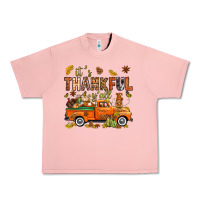 Salmon it's thankful y'all with truck bbs Urban Heavy Tee - BundleAndBundleShop