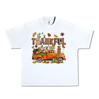 White it's thankful y'all with truck bbs Urban Heavy Tee - BundleAndBundleShop