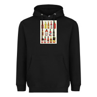 Black hot sauce Heavyweight Hoodie - linhVisuals