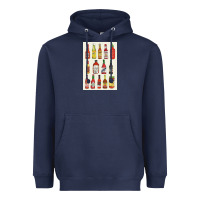 Navy hot sauce Heavyweight Hoodie - linhVisuals