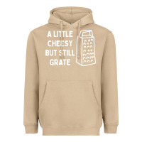 Mushroom Cheesy But Still Grate Funny Pun Heavyweight Hoodie - linhVisuals