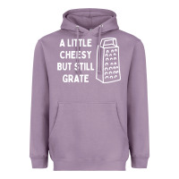 Lavender Cheesy But Still Grate Funny Pun Heavyweight Hoodie - linhVisuals