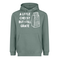 Sage Cheesy But Still Grate Funny Pun Heavyweight Hoodie - linhVisuals