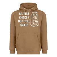 Toasted Coconut Cheesy But Still Grate Funny Pun Heavyweight Hoodie - linhVisuals