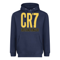 Navy CR7 Cristiano Rocnaldo Portugal Heavyweight Hoodie - linhVisuals