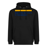 Black New York Institute of Technology Heavyweight Hoodie - linhVisuals