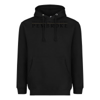 Black University of North Carolin Pembroke Heavyweight Hoodie - linhVisuals