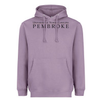 Lavender University of North Carolin Pembroke Heavyweight Hoodie - linhVisuals