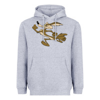 Heather Grey cayote Heavyweight Hoodie - linhVisuals