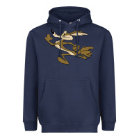 Navy cayote Heavyweight Hoodie - linhVisuals