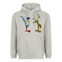 Moon Dust coyote and the road runner Heavyweight Hoodie - linhVisuals