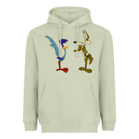 Matcha coyote and the road runner Heavyweight Hoodie - linhVisuals