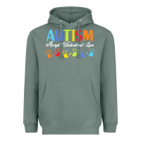 Sage autism t  shirt accept understand love autism awareness t  shirt Heavyweight Hoodie - linhVisuals