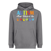Storm autism t  shirt accept understand love autism awareness t  shirt Heavyweight Hoodie - linhVisuals