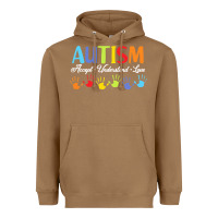 Toasted Coconut autism t  shirt accept understand love autism awareness t  shirt Heavyweight Hoodie - linhVisuals