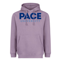 Lavender Pace University Heavyweight Hoodie - linhVisuals